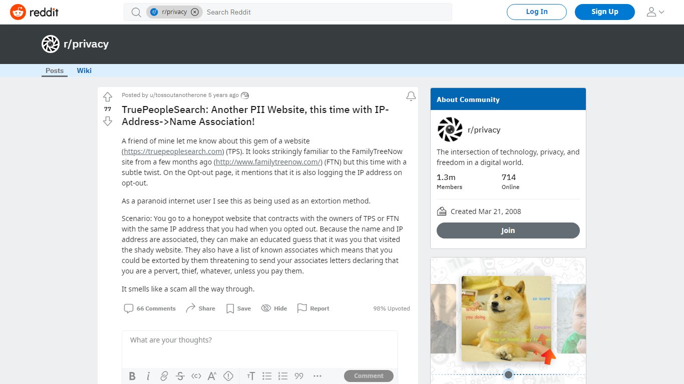 TruePeopleSearch: Another PII Website, this time ... - reddit